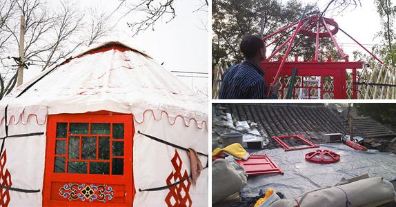 2 - 10m-Diameter Mongools Rond Tent/Yurt-Stijlhuis met Staalstructuur