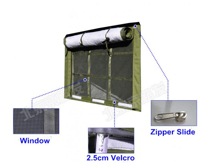 0.55mm Tent van het Dikte de Militaire Leger met Milieuvriendelijke Materialen