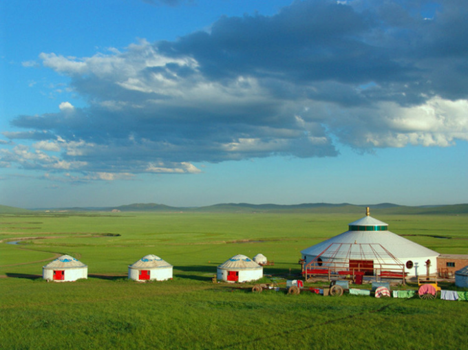 Mongools de Tenthuis van de festivalactiviteit met de Stof van de de Weerstandsdekking van de 4 Laagbrand