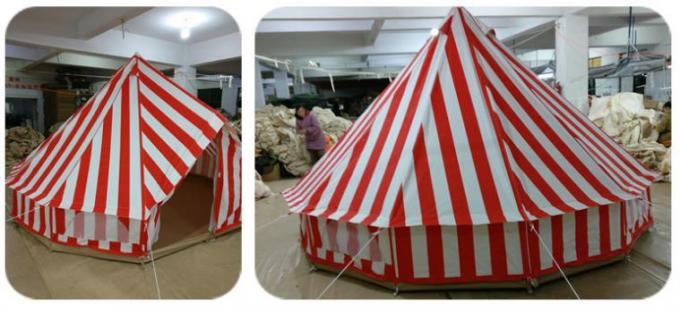 De enige Tent van het Lagen Witte Openluchtcanvas/Katoenen Kloktent voor Wandelingsmateriaal